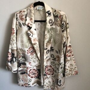 Vintage floral blazer Joanna fabrics